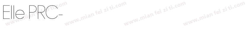 Elle PRC字体转换